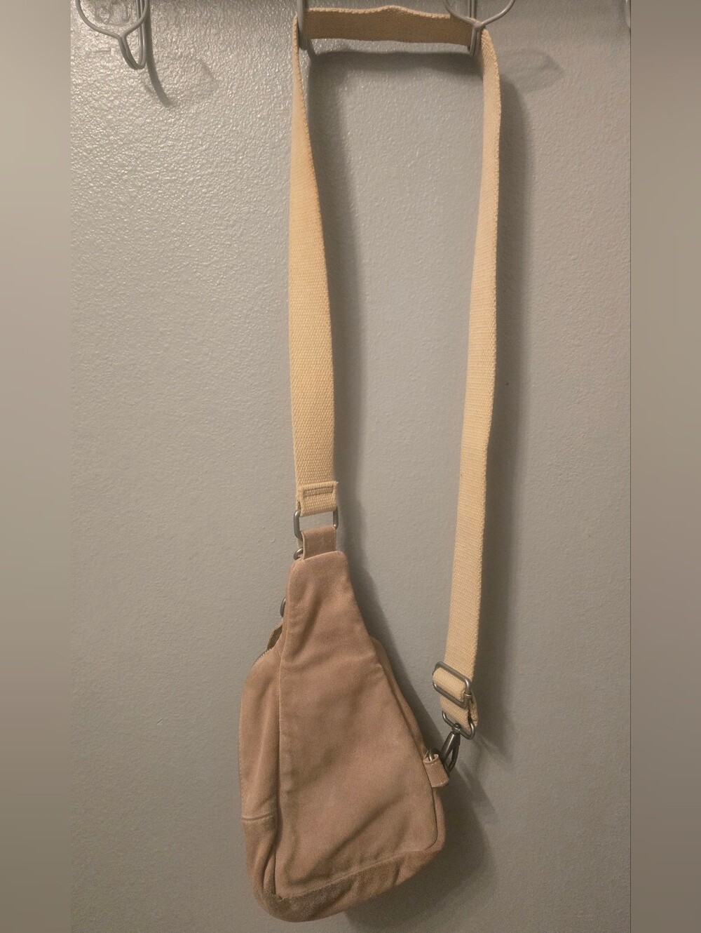 Free People Neutral Beige Crossbody Sling Bag - Picture 4 of 10
